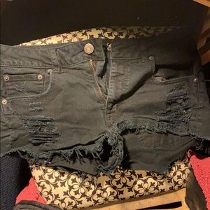 Black high waisted shorts